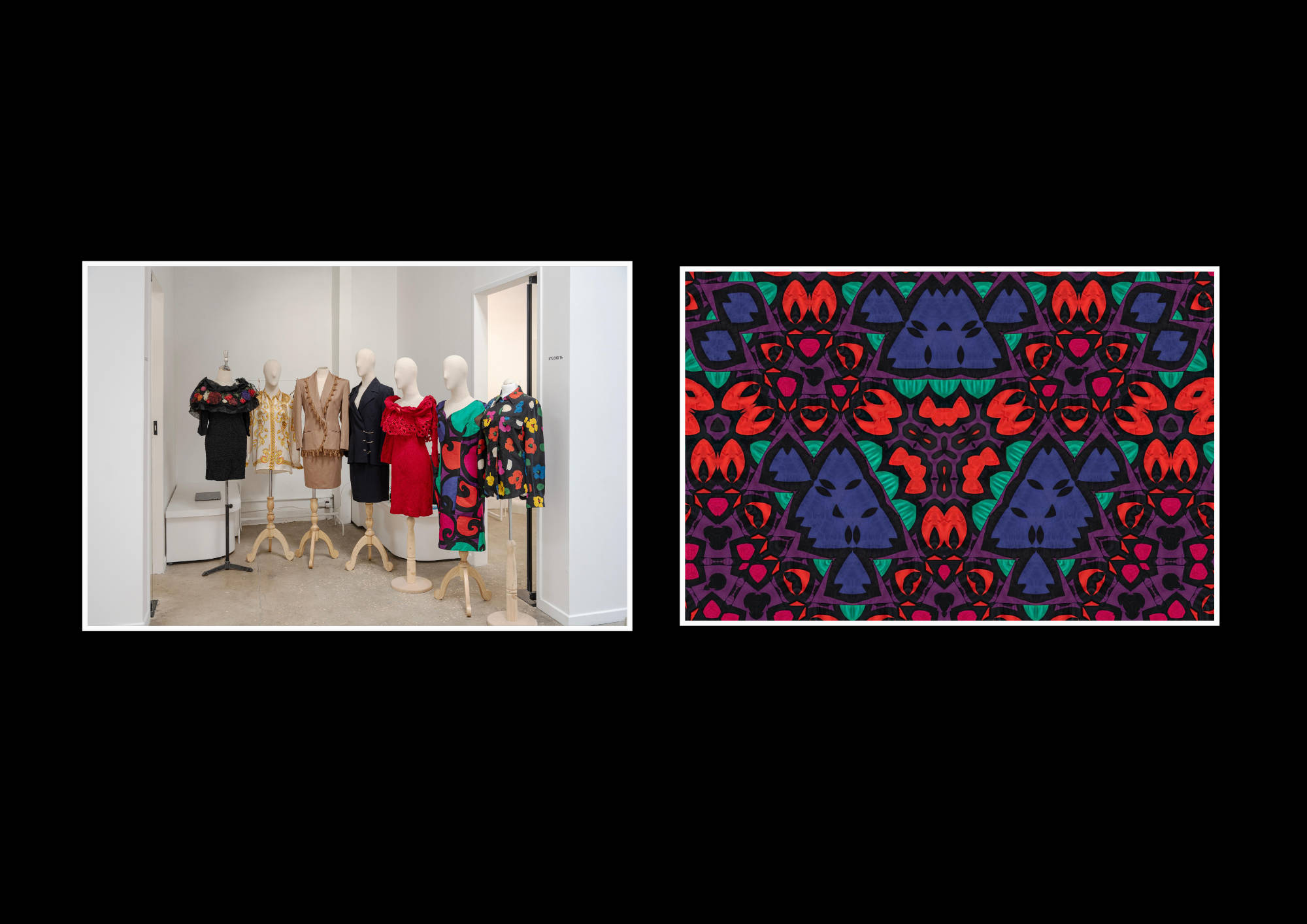 Motif hexagonal textile